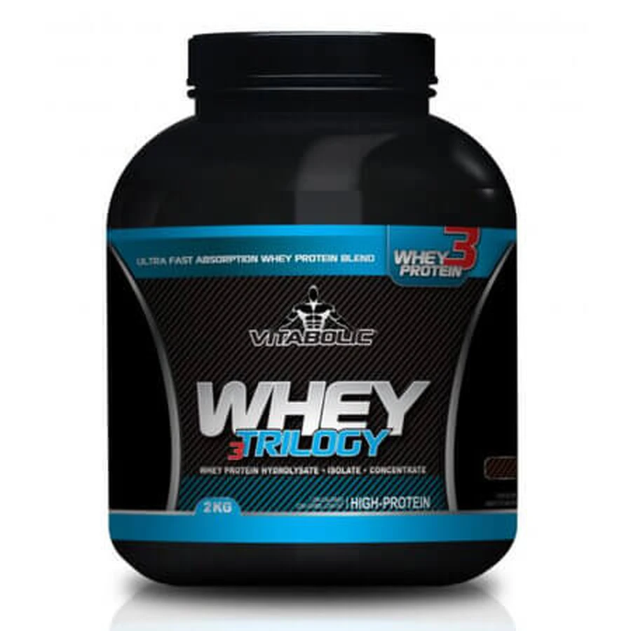 Proteine Whey Trilogy al gusto di vaniglia Whey Trilogy, 2 kg, Vitabolic