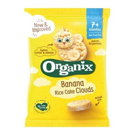 Bio-Bananen-Reisrunden, 7+ Monate, 40 g, Organix