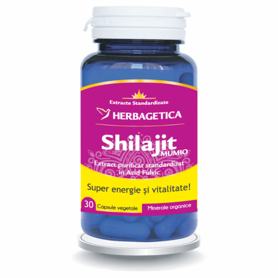 Shilajit Mumio, 30 cps, Herbagetica