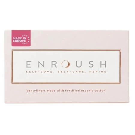 Ultra Thin Bio-Baumwoll-Tagespads, 24 Stück, Enroush