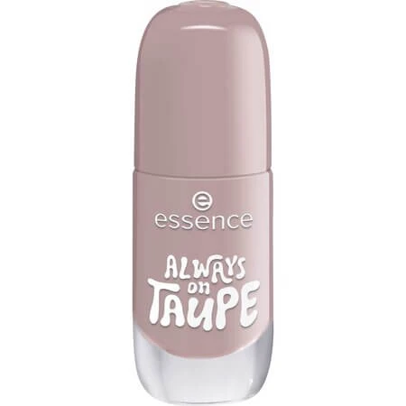 Nagellack 37 Always On Taupe, Gel-Nagellack, 8 ml, Essence