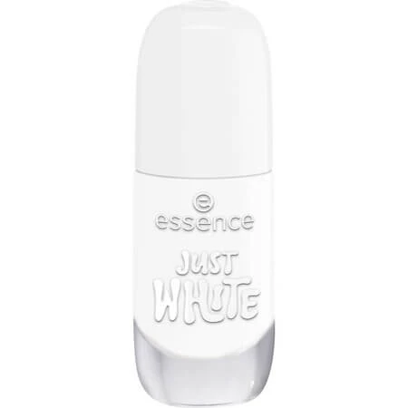 Nagellack 33 Just White, Gel-Nagellack, 8 ml, Essence