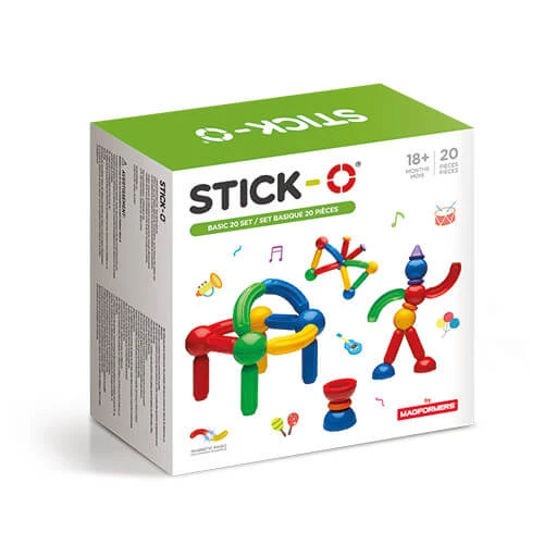 Stick-O Magnetspiel, Basis-Set mit 20 Teilen