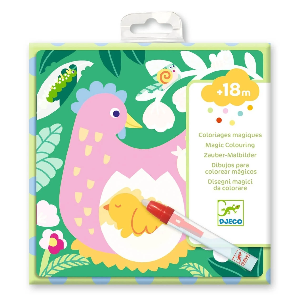 Wassermal-Set Gartentiere, Djeco