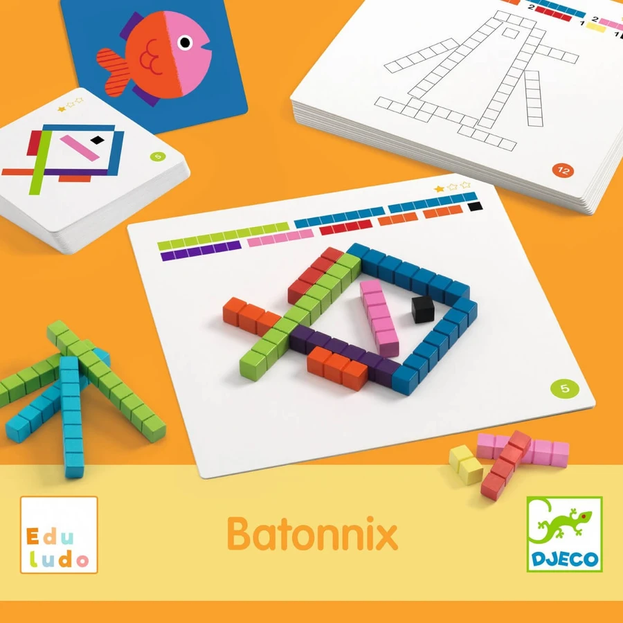Gra edukacyjna Batonnix, Djeco: ceny i cechy