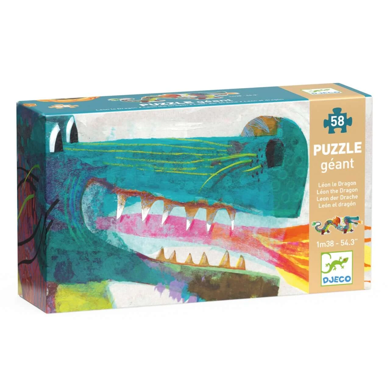 Djeco Drachen Riesenpuzzle