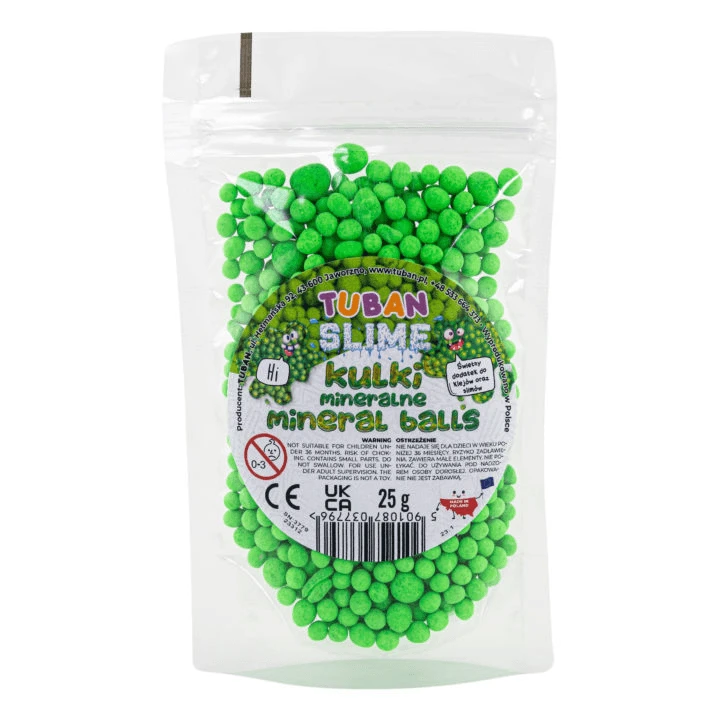 Mineralschleimkugeln, grün, 25 g