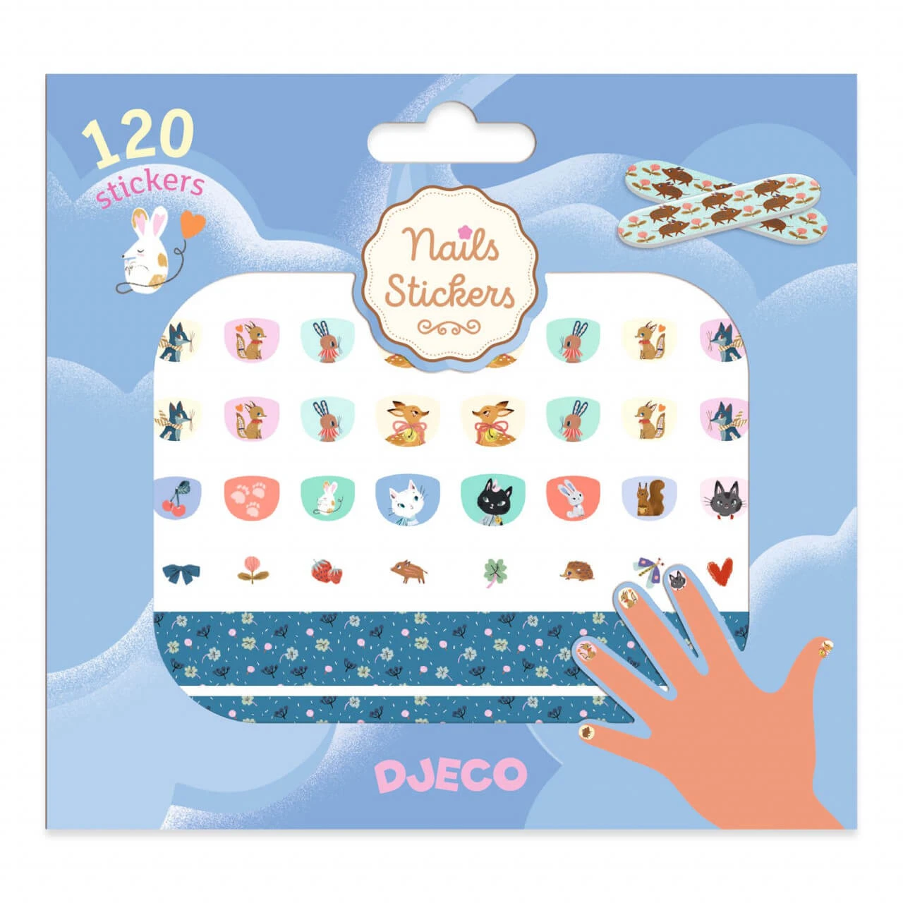 Tier-Nagelsticker, Djeco