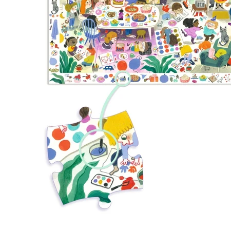 Imprezowe puzzle obserwacyjne, Djeco: ceny i cechy