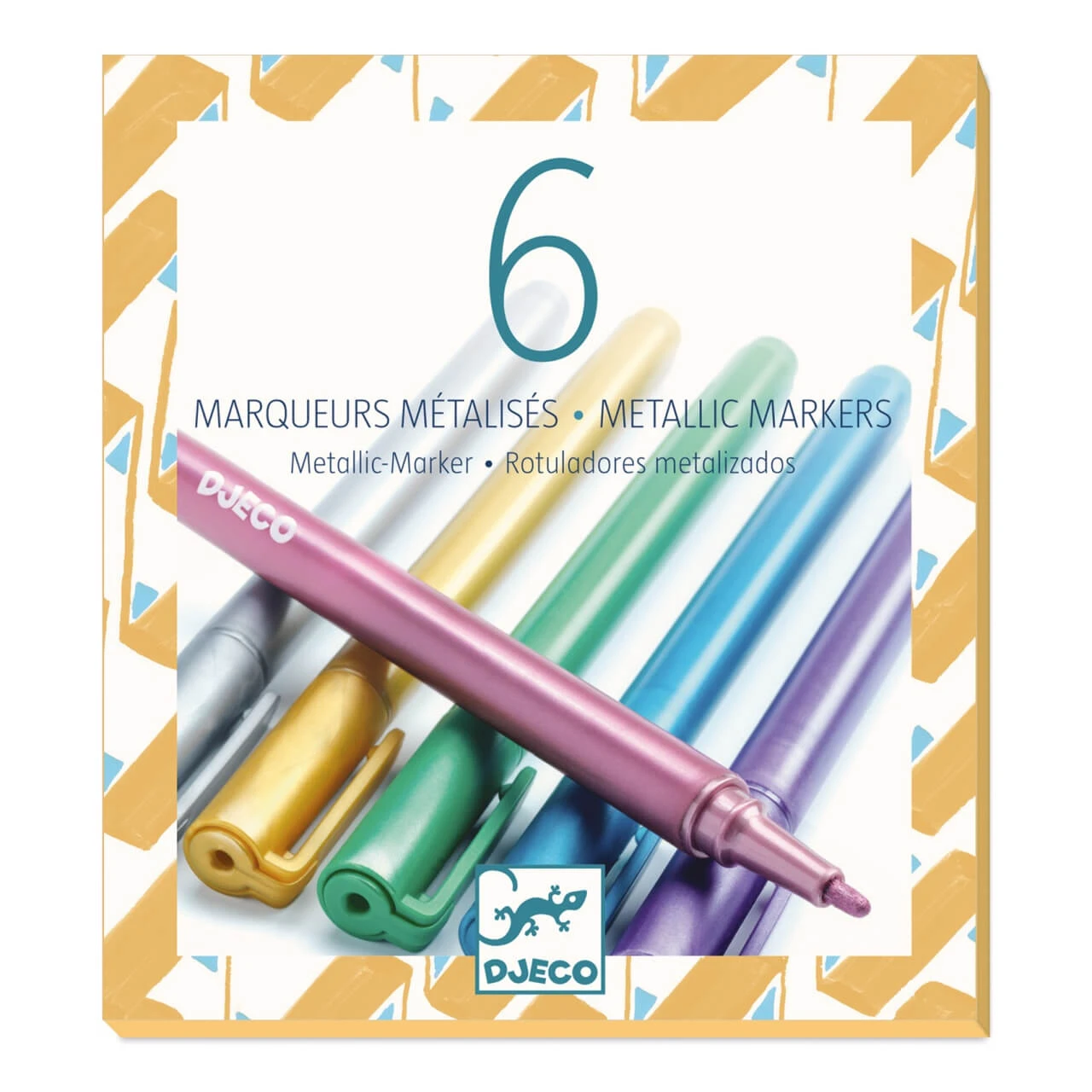 Satz mit 6 Metallmarkern, Djeco
