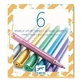 Set 6 markere metalice, Djeco