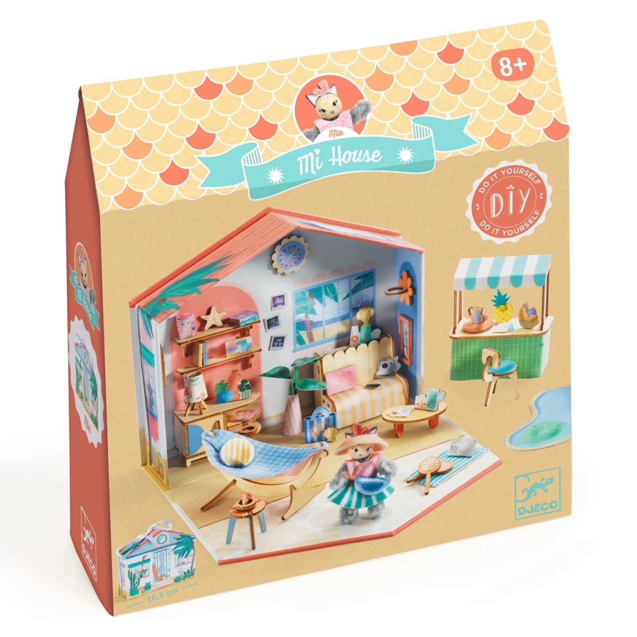 Miniatur-Haus zu montieren und Farbe Mia, Djeco