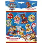 Set creativ DIY Creeaza abtibilduri cu diamond paint, Paw Patrol, Patrula Catelusilor, Totum
