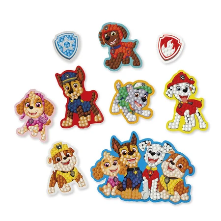 Set creativ DIY Creeaza abtibilduri cu diamond paint, Paw Patrol, Patrula Catelusilor, Totum