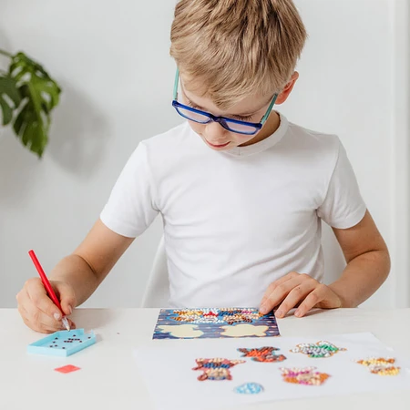 Set creativ DIY Creeaza abtibilduri cu diamond paint, Paw Patrol, Patrula Catelusilor, Totum
