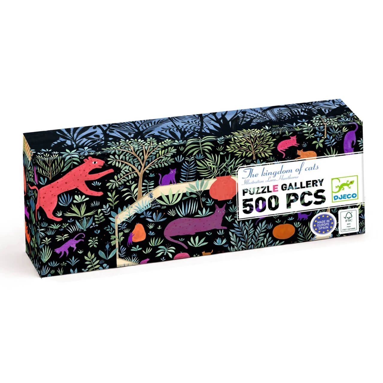 Königreich der Katzen Galerie-Puzzle, Djeco