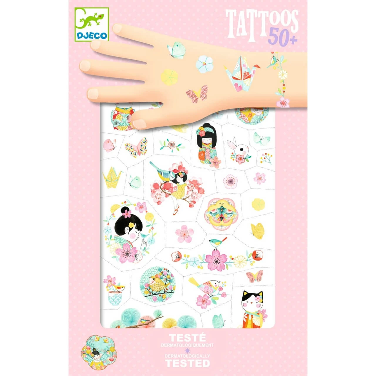 Sakura temporäre Tattoos, Djeco