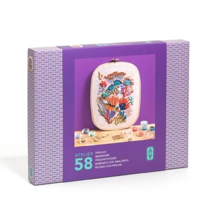 Creatieve workshop 58 voor volwassenen Kralen borduren, Djeco