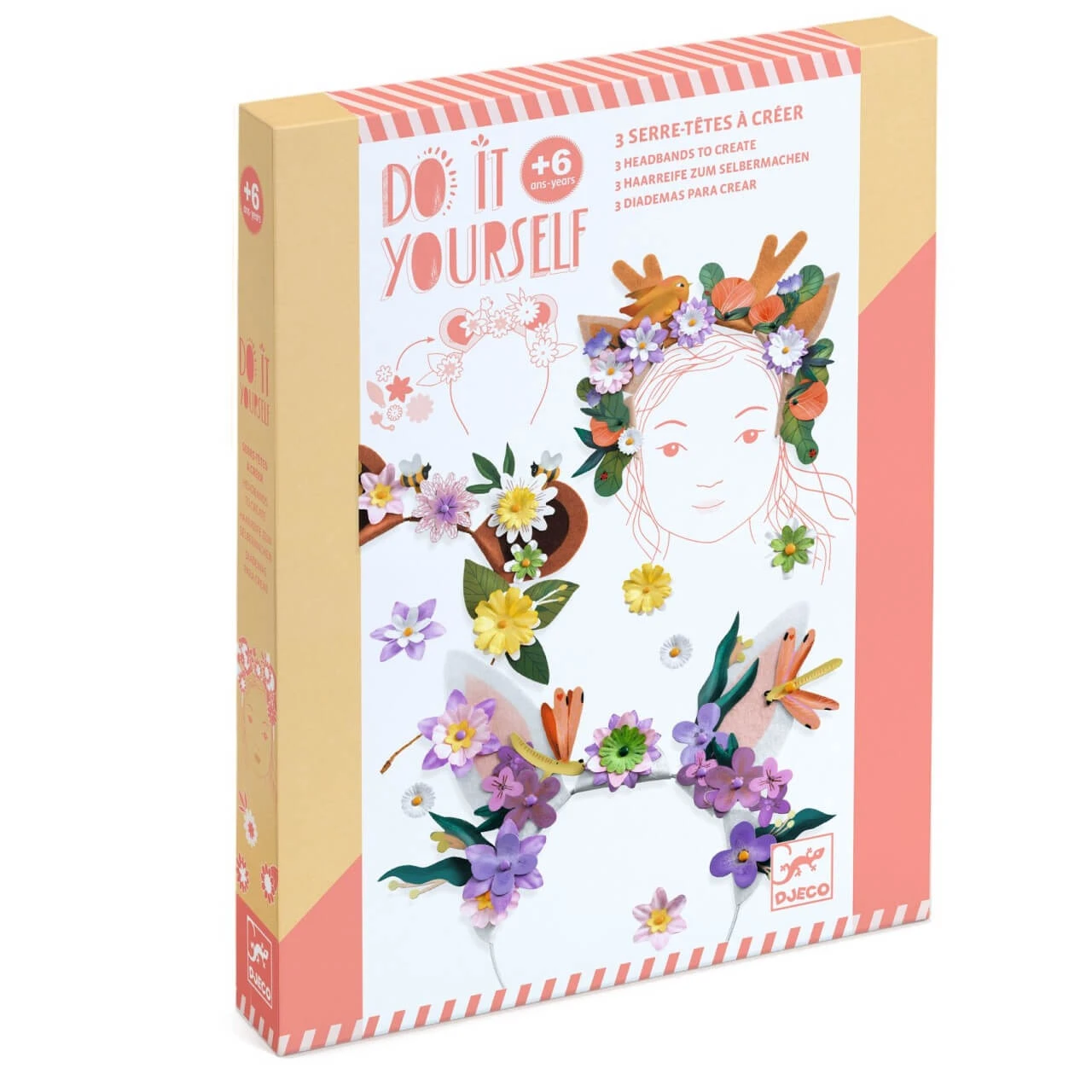 Kreatives Spiel DIY Blumenkränze, Djeco