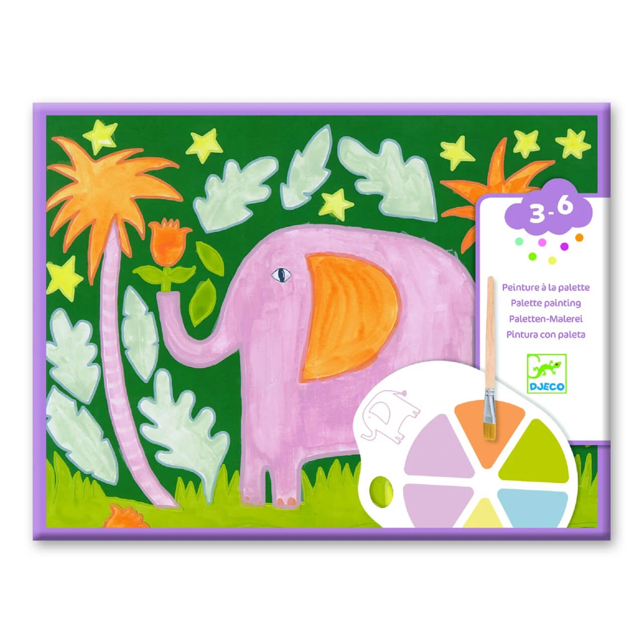 Kreatives Malspiel Wild Animals, Djeco