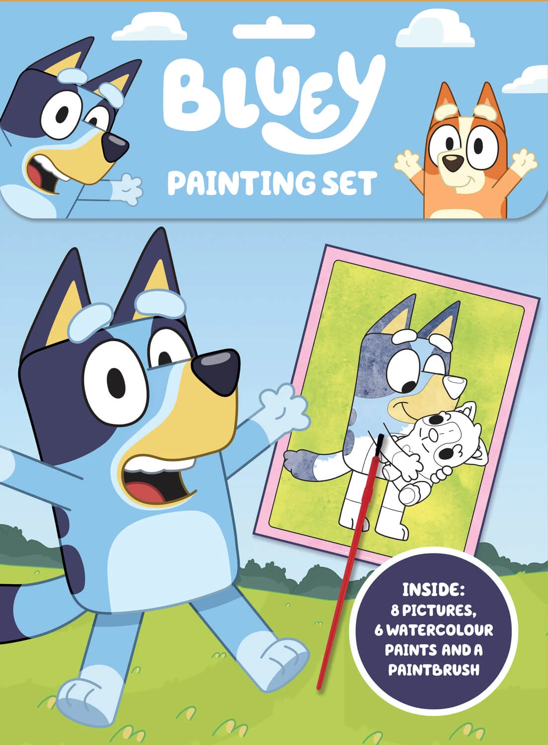Kreativ-Set, Malen mit Bluey