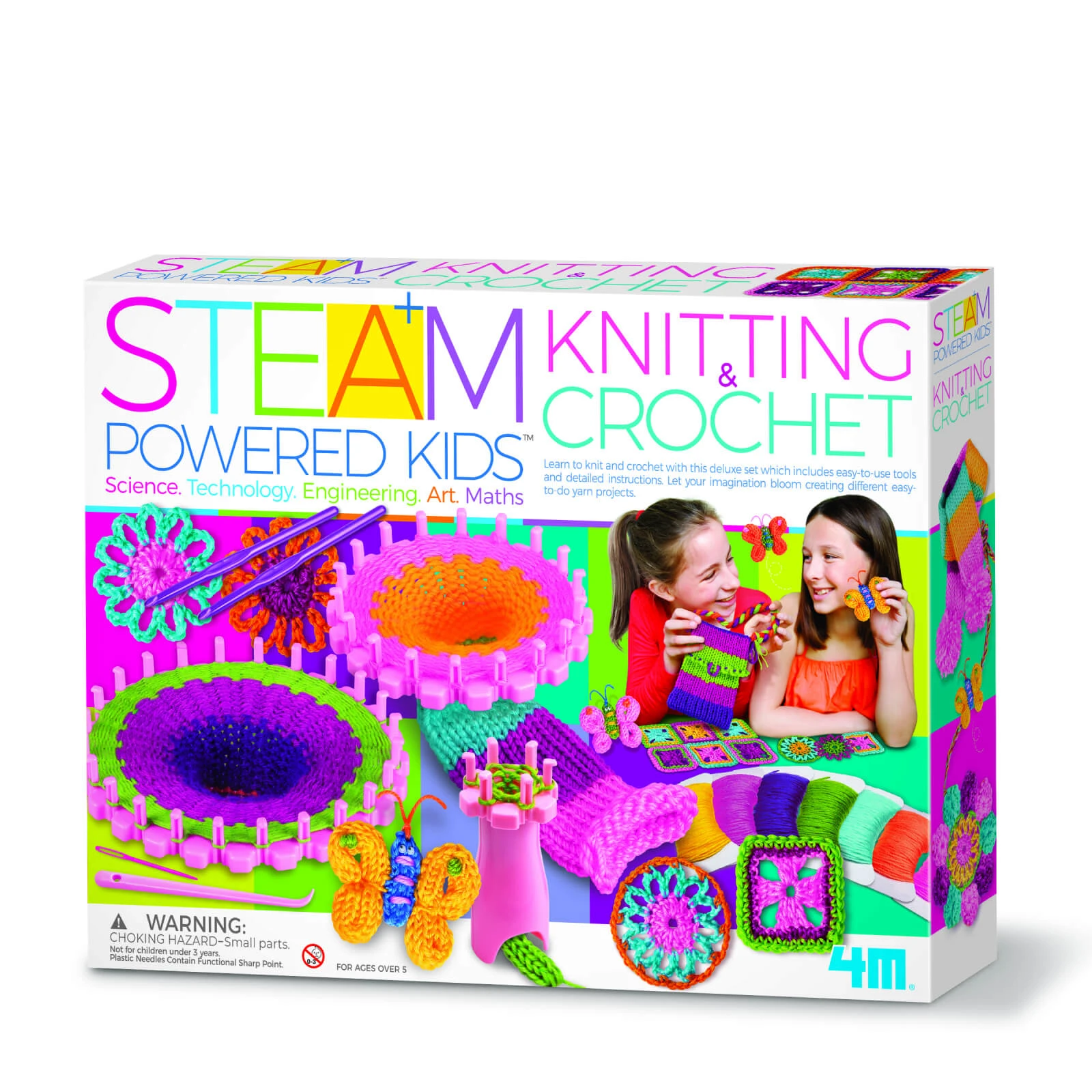 Wissenschaftskit - Stricken und Häkeln, STEAM Kids