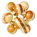 Jeu de logique IQ Puzzle 3D Atome Atome deux couleurs, Fridolin