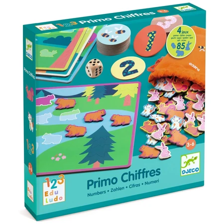 Jeu éducatif Eduludo premières figures, Djeco