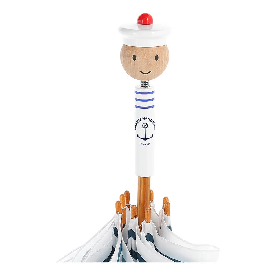 Kinder Regenschirm mit Holzgriff - Sailor - Vilac