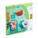Puzzle in legno con base in feltro, Djeco