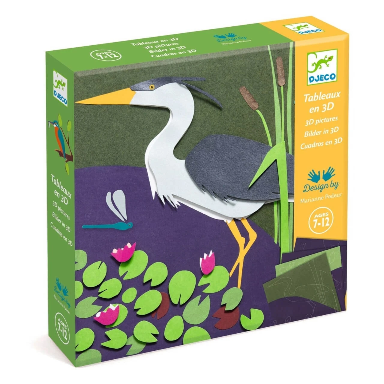 Djeco 3D Kreativpapier-Set