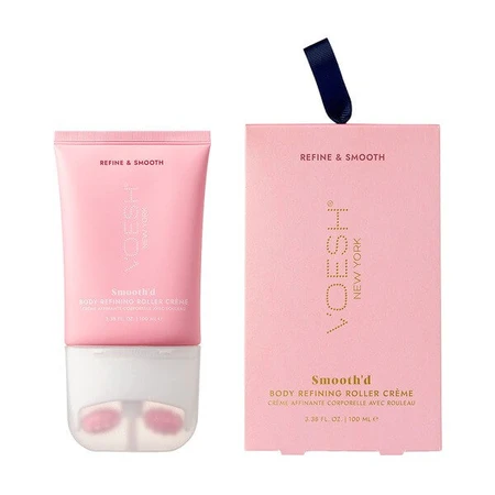 Voesh, Smooth'd Body, crema corpo levigante con rullo, 100 ml