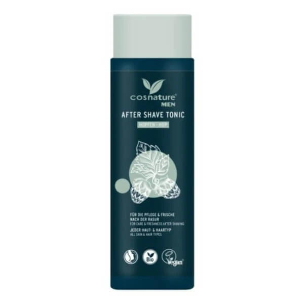 Cosnature Men, natürliches Aftershave-Tonikum mit Hopfenzapfenextrakt, 250 ml