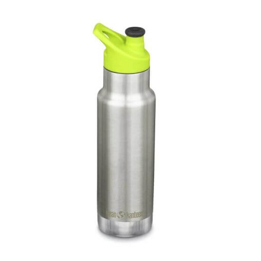 Termos ingust cu capac Sport ML Kid Classic, 355 ml, Brushed Stainless, Klean Kanteen