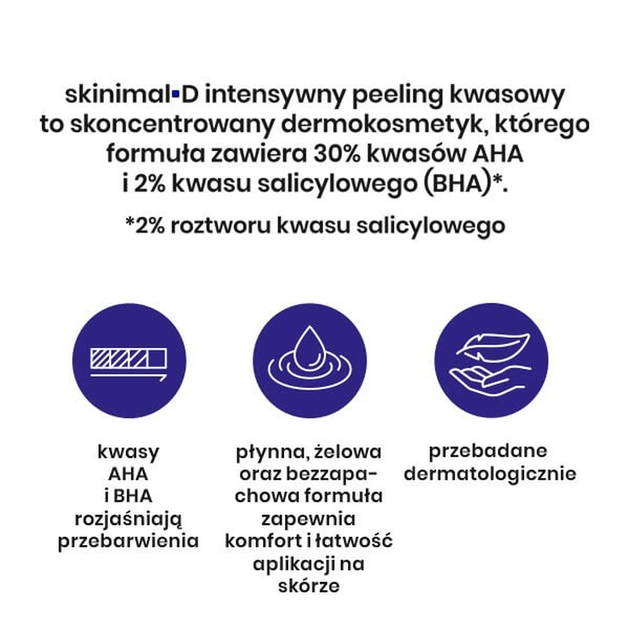Skinimal D, intensives Säurepeeling, 30 ml