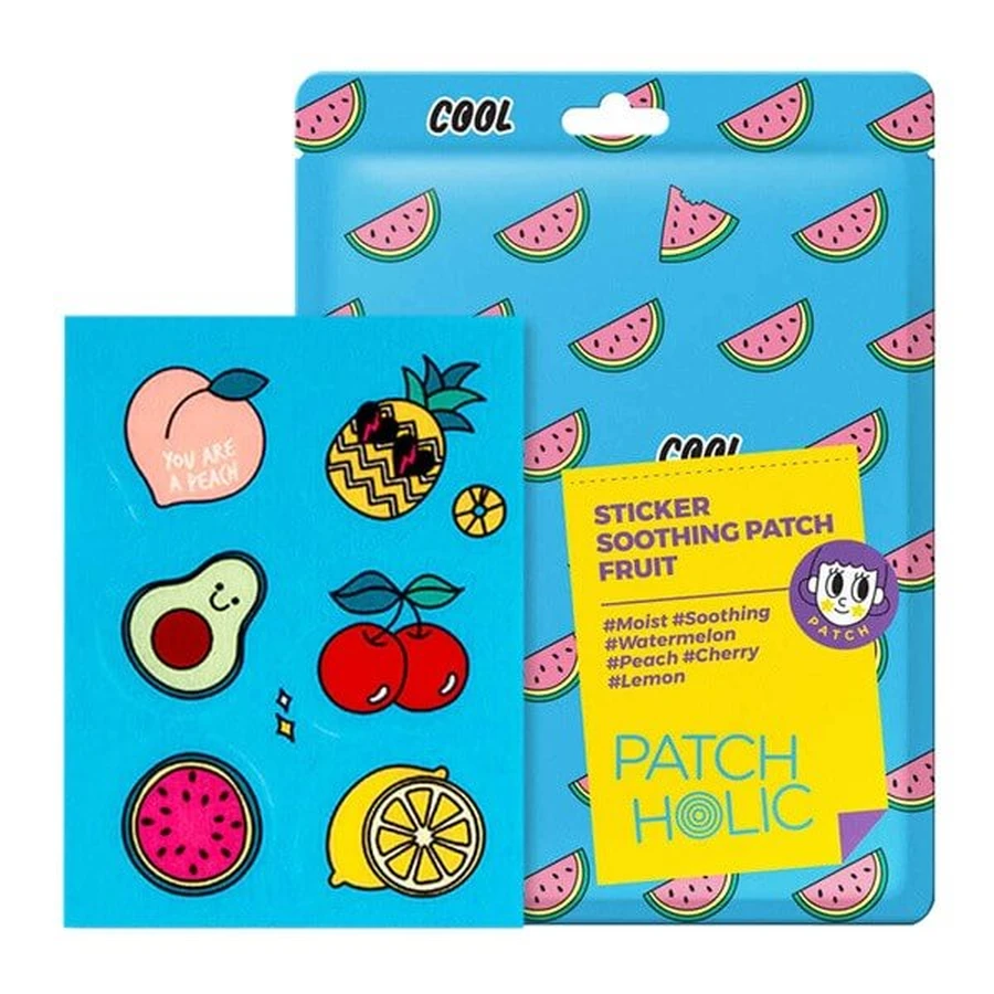 Patch Holic Fruit, tampoane colorate pentru calmarea feței, 12 g