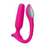 Lovense Anal Lush, vibratore anale controllato da app, rosa, 1 pezzo.