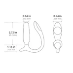 Lovense Anal Lush, vibrateur anal contrôlé par application, rose, 1 pc.