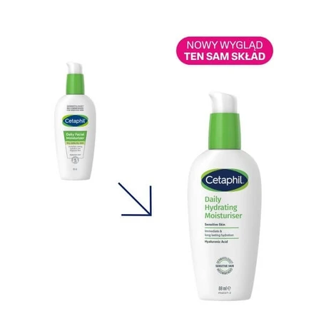 Cetaphil Daily Hydrating Moisturiser, daytime facial moisturizer, 88 ml