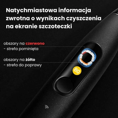 Oclean X Ultra 20, periuță de dinți sonică, mentă, 1 buc.