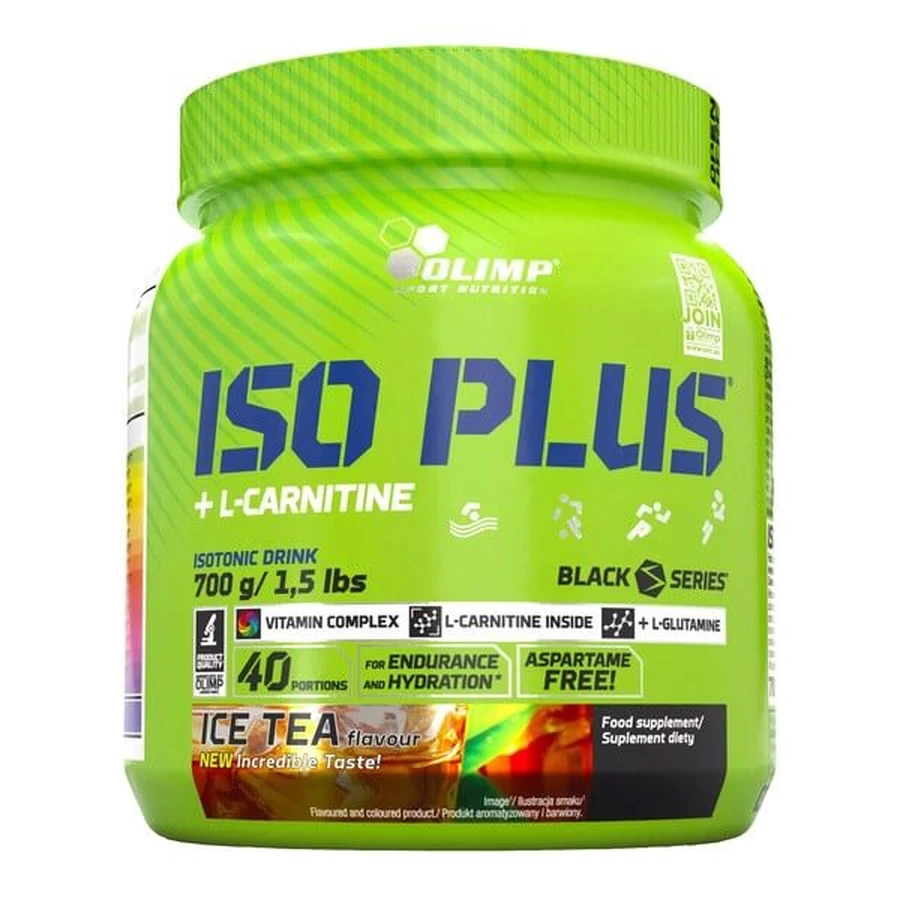 Olimp Iso Plus, pulbere, aromă de ceai de gheață, 700 g