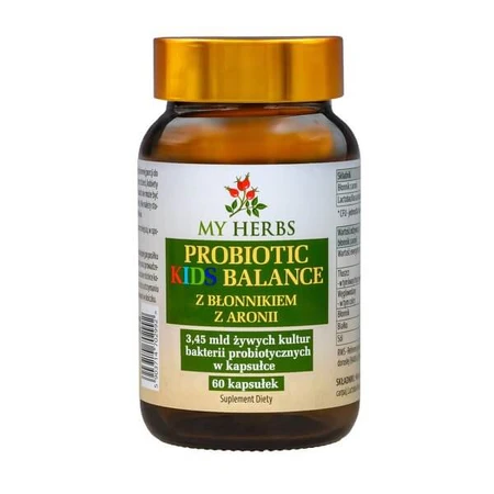 My Herbs Probiotic Kids Balance cu fibre de chokeberry, capsule, 60 buc.