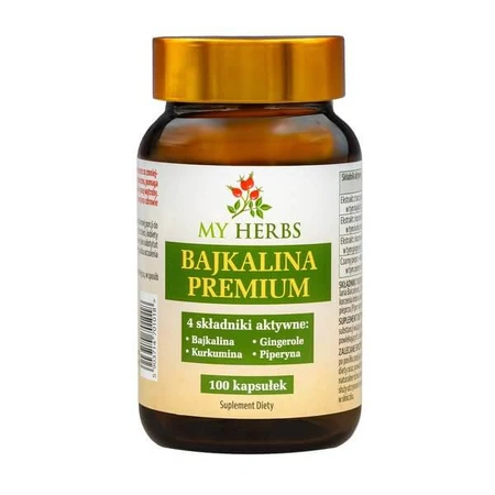 My Herbs Baikalin Premium, cápsulas, 100 uds.