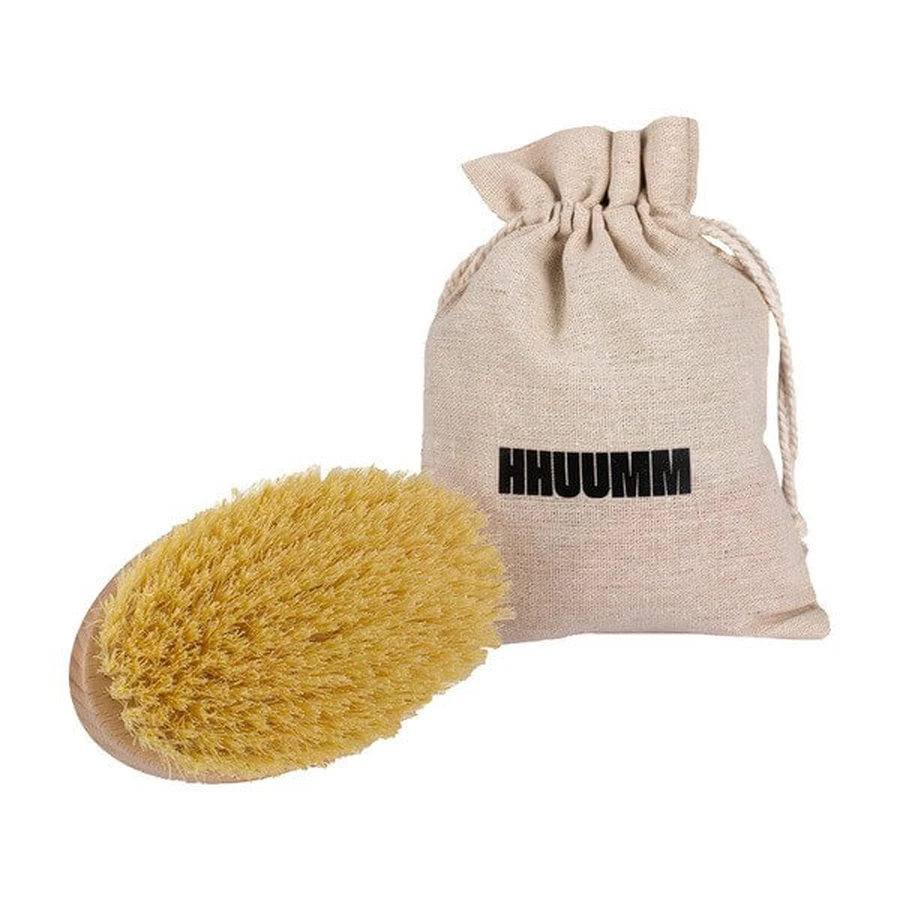 Hhuumm, droge massageborstel voor het lichaam, tampico fiber zonder riem nr.7, 1 stuk.