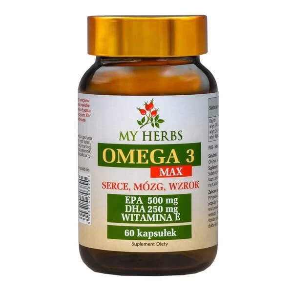 My Herbs Omega 3 Max, Kapseln, 60 Stück