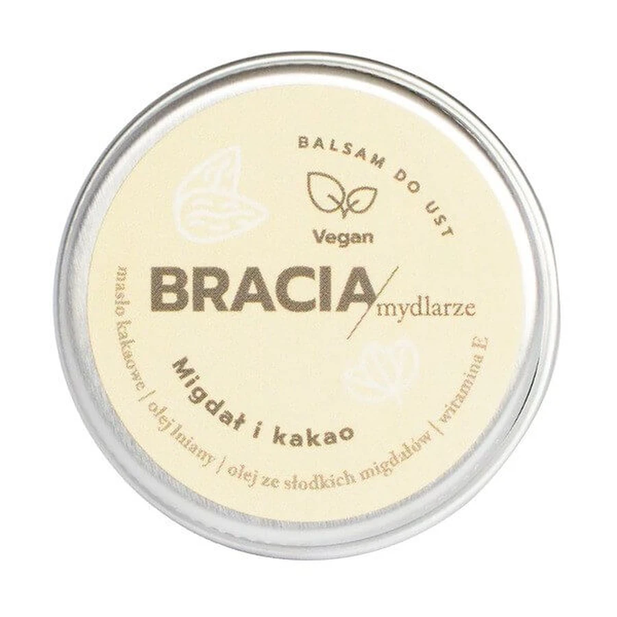 Soap Brothers, balsam de buze, Migdale și cacao, 15 g