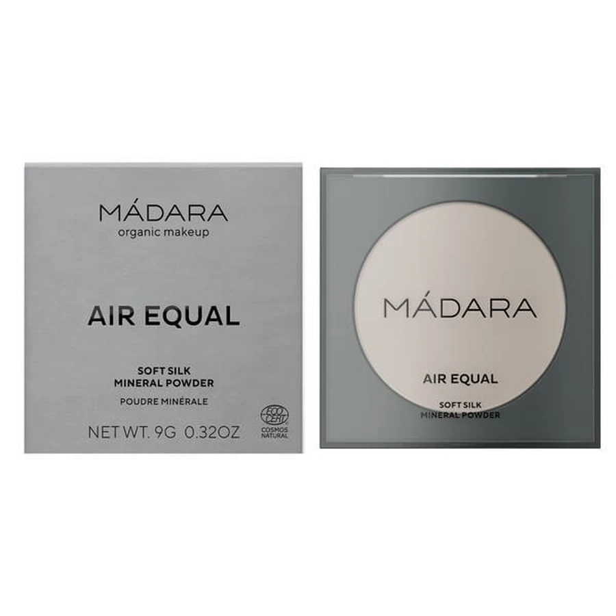 Madara Air Equal Soft Silk Mineral Powder, poudre minérale, translucide, 9 g