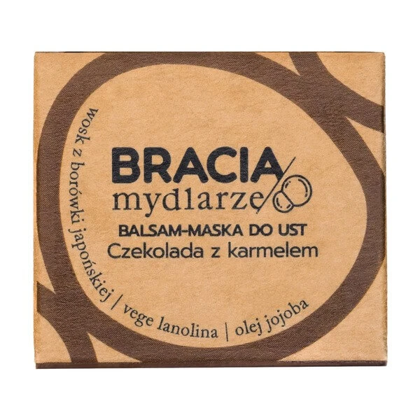 Soap Brothers, Lippenbalsam-Maske, Schokolade mit Karamell, 15 ml