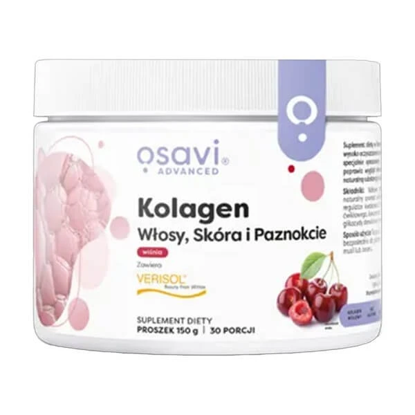 Osavi Collagen Haare, Haut und Nägel, Pulver, Kirschgeschmack, 150 g