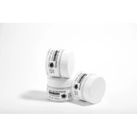 APLB Snail Mucin Ginseng Facial Cream, cremă de față regenerantă cu mucină de melc și ginseng, 55 ml
